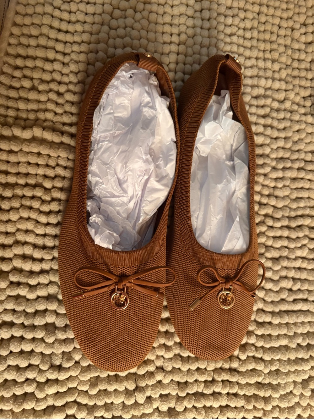 Women's Brown Ballet Flats Slip-On Shoes. Gloria Vanderbilt sz10. NWOT .